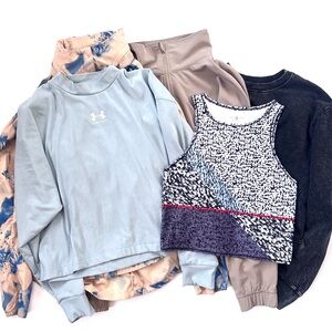 Bundle || Women’s New Athletic Tank Top, Pullover, Sweatshirt & Jackets
